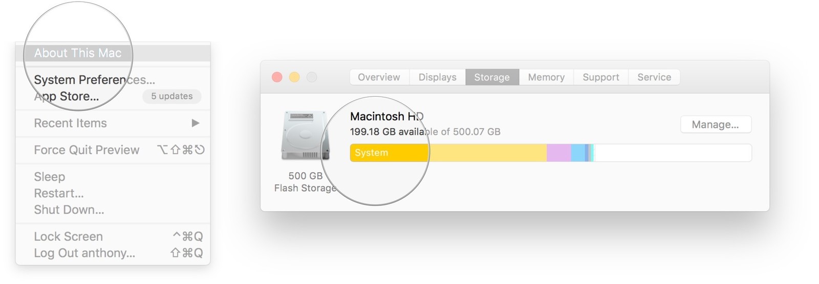 How much disk space for mac os sierra download for windows 10